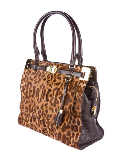 michael michael kors leopard print pumps|Michael Kors cheetah print purse.